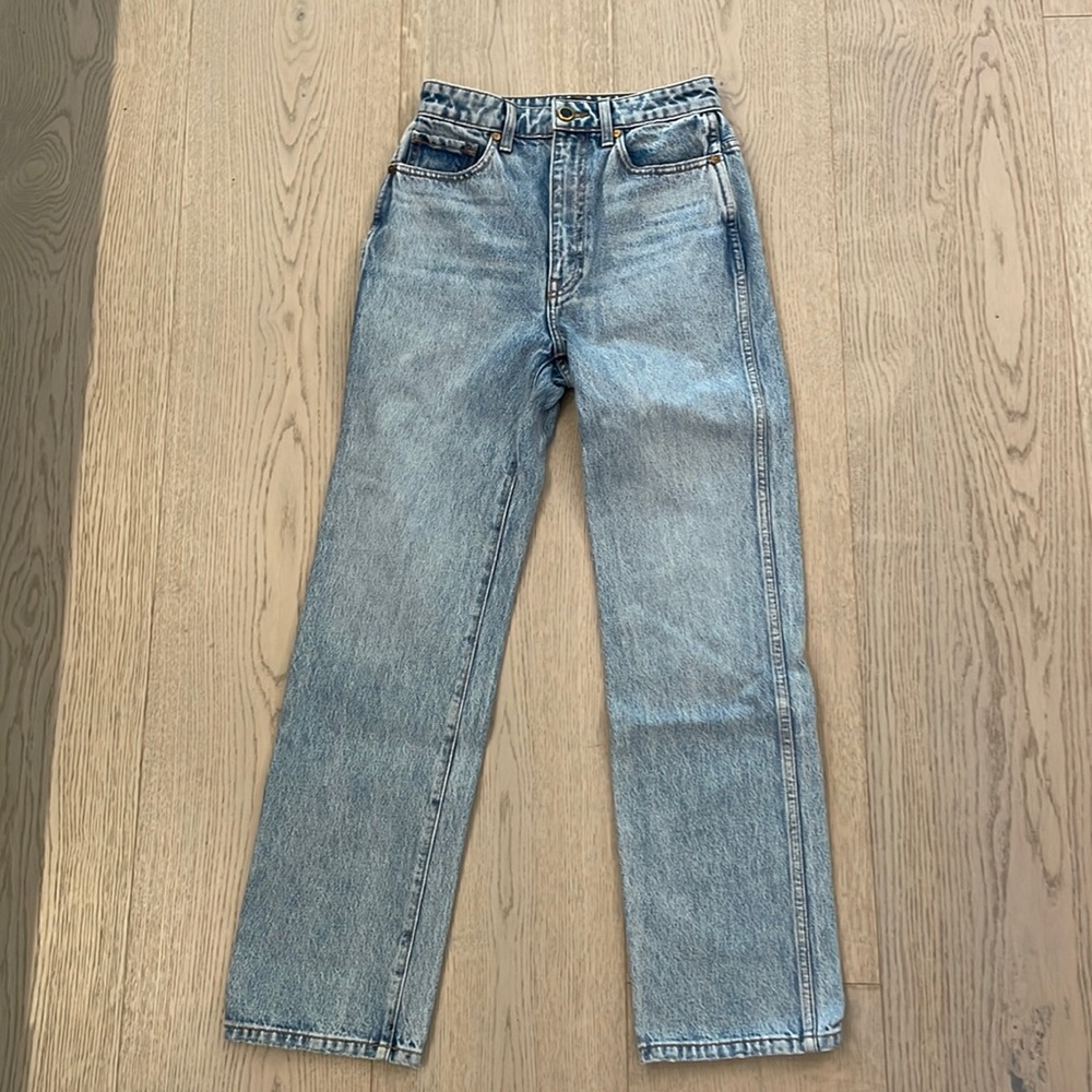 EUC Khaite Abigail jeans size 26